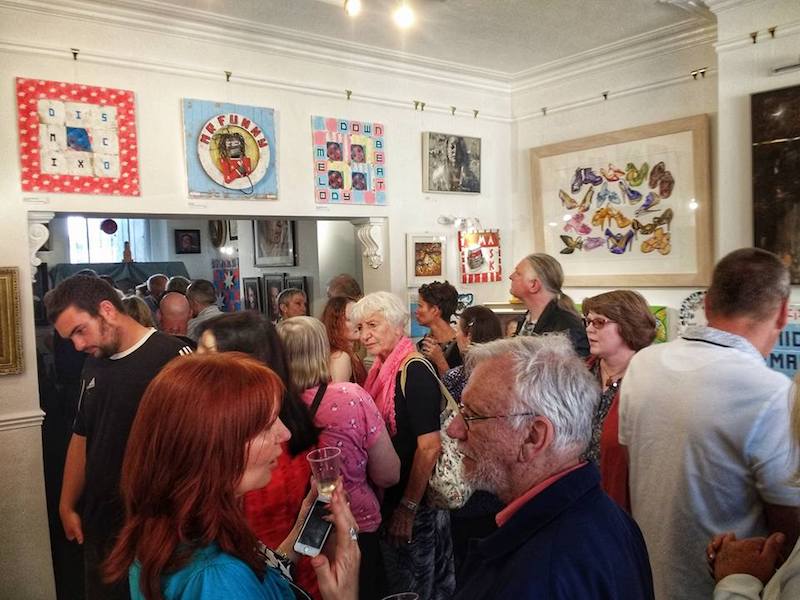 Photograph of Artime art gallery at opening 2018